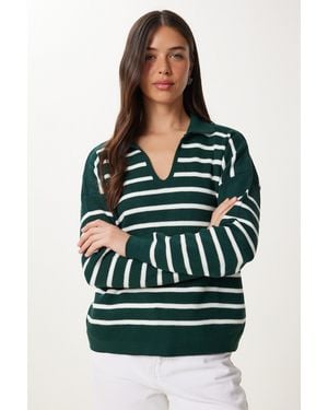 Happiness İstanbul Happiness Stanbul Pullover - Grün