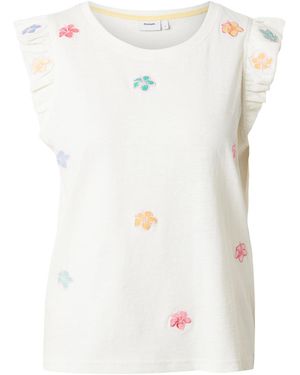 Numph T-Shirt Nunessa (Gots) - Weiß