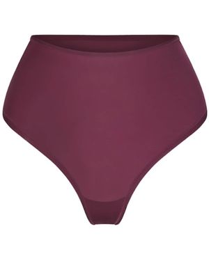 cfab Slip Hight-Waist Tanga - Lila