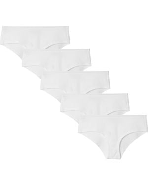 MAXTED Panty Ultra Soft Hipster Maxislip 5Er Pack - Weiß