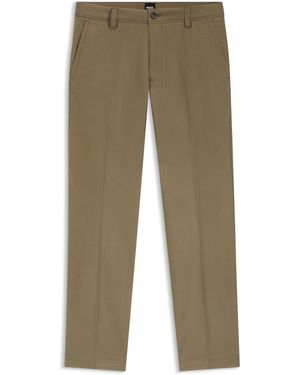 BOSS Bügelfaltenhose C-Kent - Natur