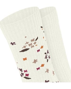 Esprit Socken Flower Rib 2-Pack - Weiß