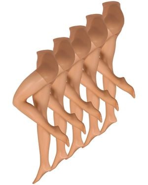 Nur die Feinstrumpfhose Goodbye Laufmaschen 20 Den - Weiß