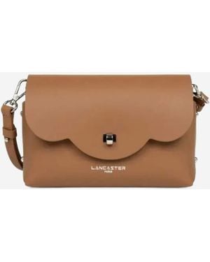 Lancaster Schultertasche Pur & Element City Flore - Braun