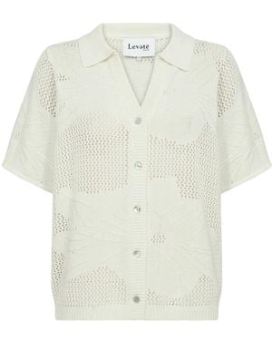 Levete Room Bluse Lian 1 - Weiß