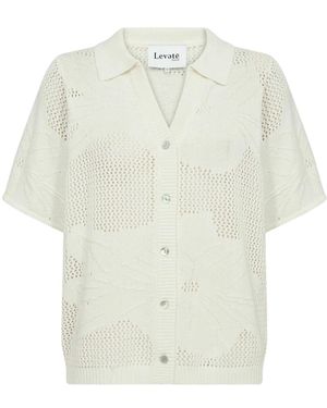 Levete Room Bluse Lian 1 - Weiß