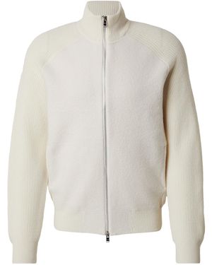 BOSS Strickjacke H-Hibisco - Weiß