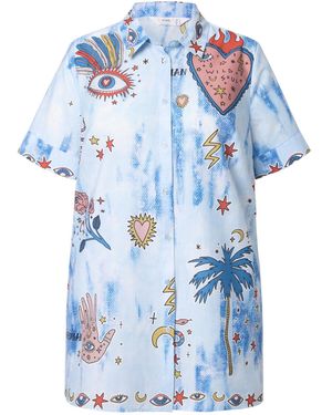 Angel of Style Bluse - Blau