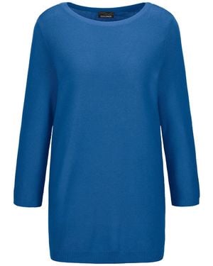 Goldner Pullover - Blau