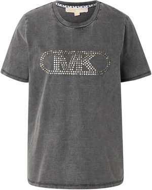 MICHAEL Michael Kors T-Shirt 'Empire Stud Classic' - Grau