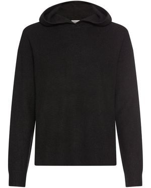 Camel Active Strickpullover Mit Kapuze - Schwarz