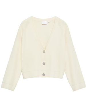 Comma, Strickjacke - Weiß