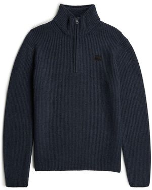 G-Star Pullover Double Collar - Blau