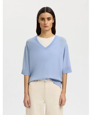 SELECTED Pullover - Blau