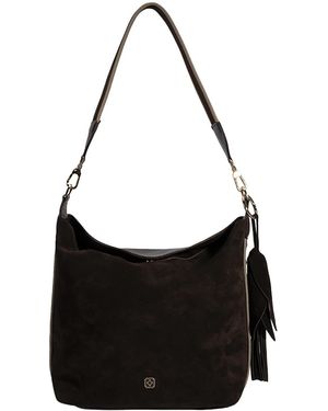 Desa Schultertasche Umhängetasche - Schwarz