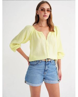 MixRay Bluse Blusen - Blau