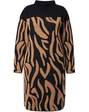 Ulla Popken Strickkleid - Schwarz