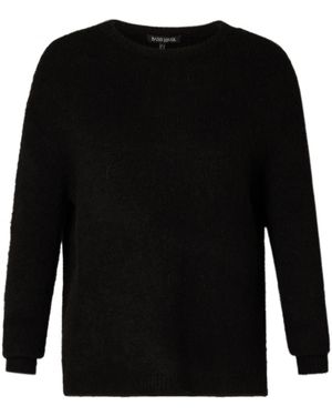 Base Level Curvy Pullover - Schwarz