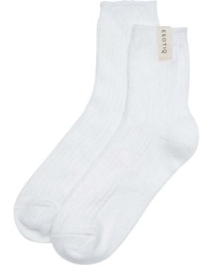 ESOTIQ Socken Damen Socken Wilfy One - Weiß