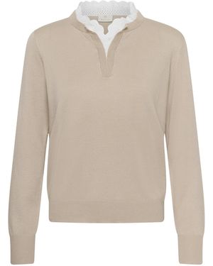 Kaffe Pullover - Weiß