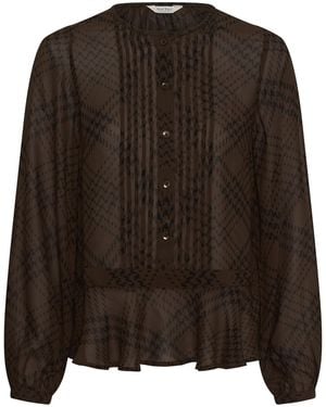 Part Two Bluse Cantaline - Braun