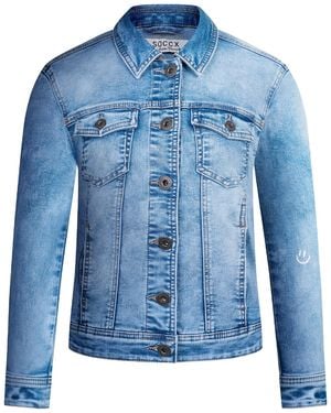 SOCCX Jeansjacke Ju:Ne - Blau