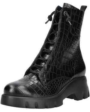 Paul Green Schnürstiefelette - Schwarz