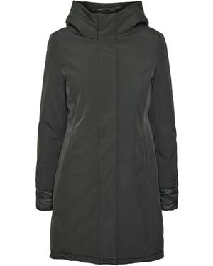 Vero Moda Kurzmantel VMSOFTSHELLROME WRP COAT - Grau