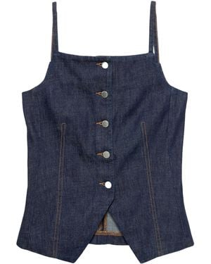 Pull&Bear Anzugweste - Blau