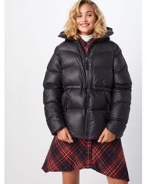 HUNTER Steppjacke 'W ORI A-LINE PUFFER JACKET' - Schwarz