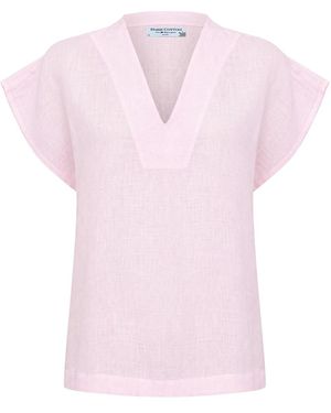 Haris Cotton Bluse - Pink