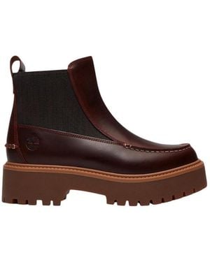 Timberland Boots Stst Mid Chelsea Tb0A5Tgpeiw - Braun