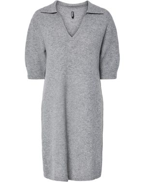 Pieces Kleid Pcmalou - Grau