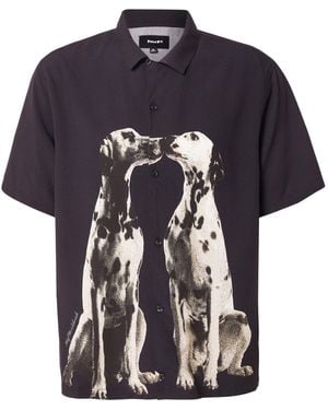 Huf Hemd Dogged - Blau