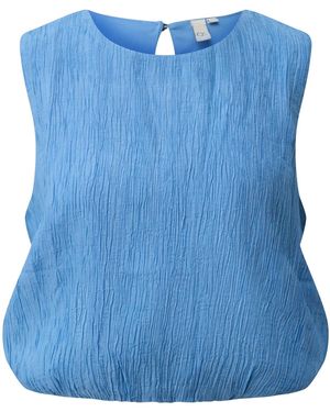 QS Bluse - Blau