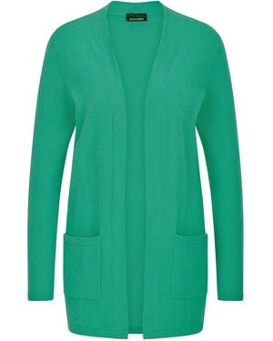 Goldner Strickjacke - Grün