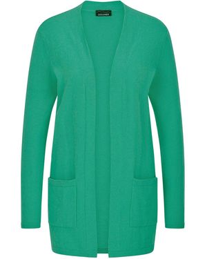 Goldner Strickjacke - Grün