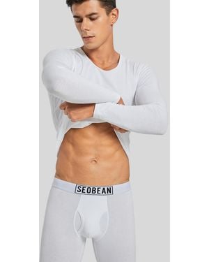 SEOBEAN Lange Unterhose - Weiß