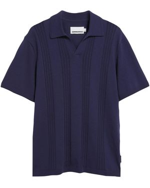 ARMEDANGELS Poloshirt Cotton Knit - Blau