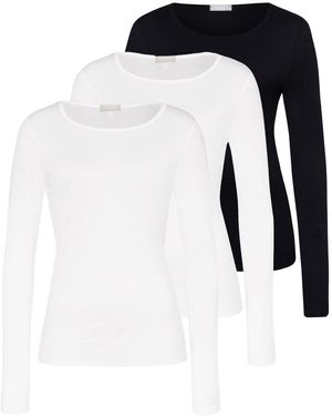 Hanro Unterhemd Ultralight - Schwarz