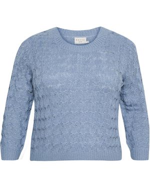Kaffe Pullover 'Chelena' - Blau