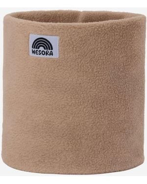WESORA GmbH Schlauchschal Fleece Neckwarmer - Natur