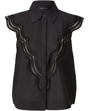 Cph Muse Blusentop Cole - Schwarz