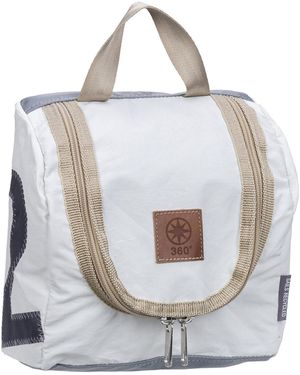 360 Grad Kulturtasche Matrose Xl - Weiß