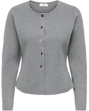 Jdy Strickjacke Prime - Grau
