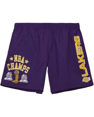 Mitchell & Ness Shorts - Blau
