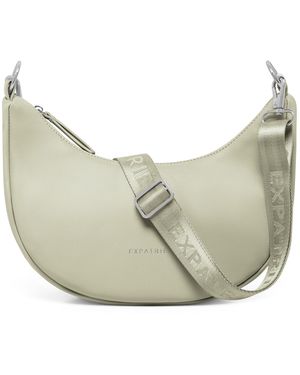 Expatrié Expatri Half Moon Bag Lea Small - Natur