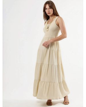 Busem Kleid Maxi - Natur