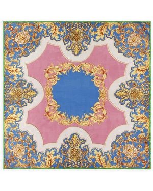 Codello Tuch Mit Heraldischem Muster - Grau