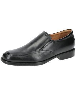 Geox Hausschuh Federico Schuhe Business Slipper U2257Z - Schwarz